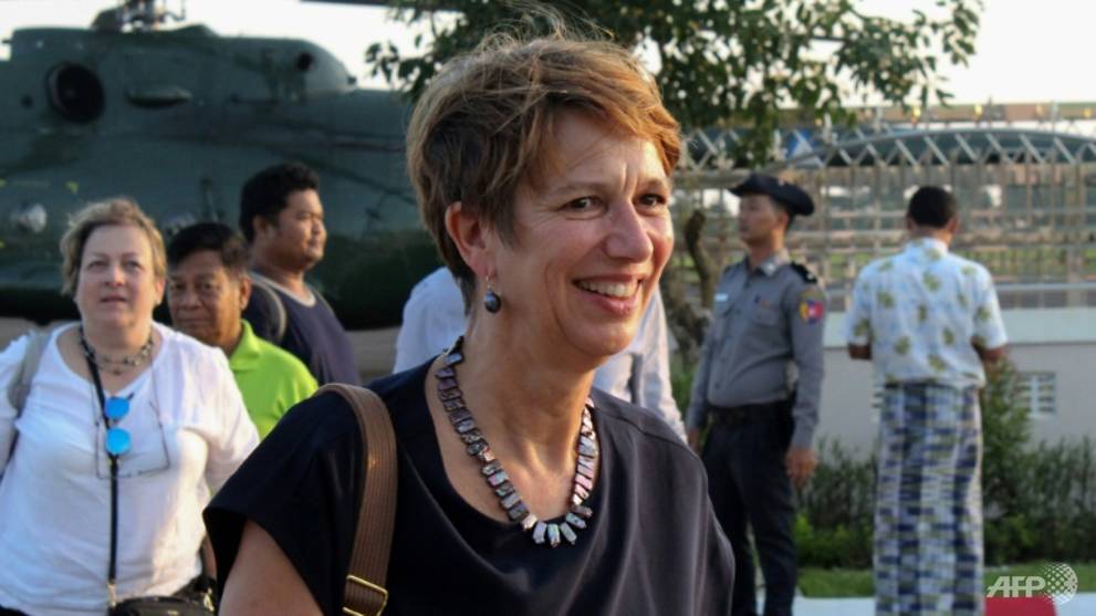 The Myanmar junta won't even talk about its coup and ruthless repression as it refuses to accept a visit from the UN special envoy on Myanmar, Christine Schraner Burgener. channelnewsasia.com/news/asia/myan…