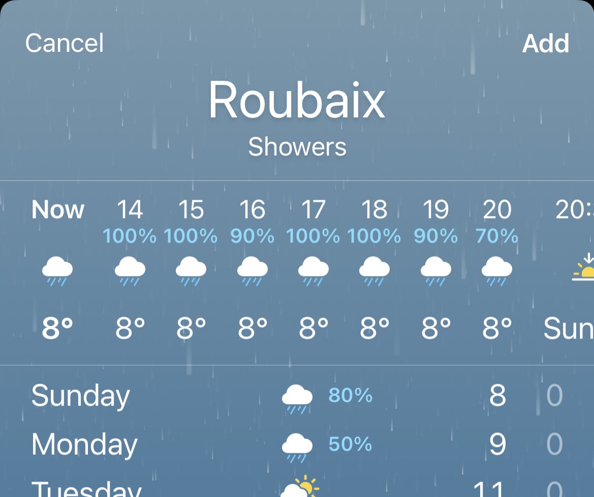 laflammerouge16's tweet photo. *cries deep inside* #ParisRoubaix https://t.co/tfnJvXEchQ