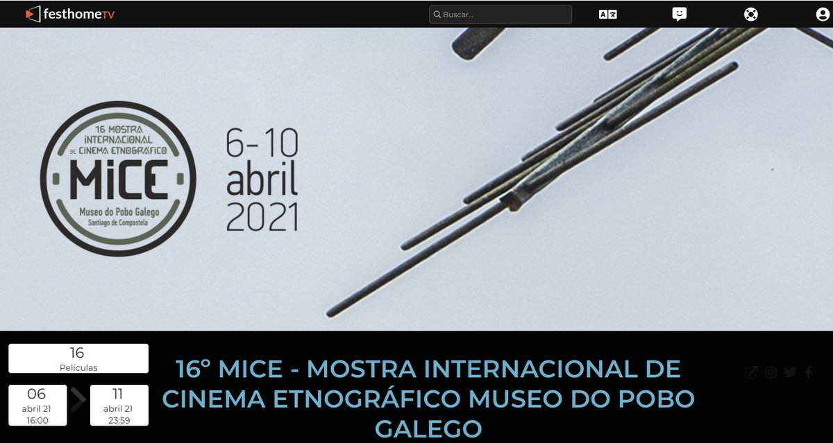 MICEmpg's tweet photo. 🔴 Ata que remate o domingo, a maioría dos filmes da Sección Oficial da #16MICEmpg poderán verse aínda online a través de @festhome 👇👇👇
https://t.co/pFuWU0jTh8 #MICEmpg @MuseodoPobo https://t.co/y4CGeOerYW