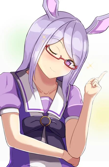 メガネマックイーンrkgk
マックイーンみたいな娘のドヤメガネ顔すき
#ウマ娘 