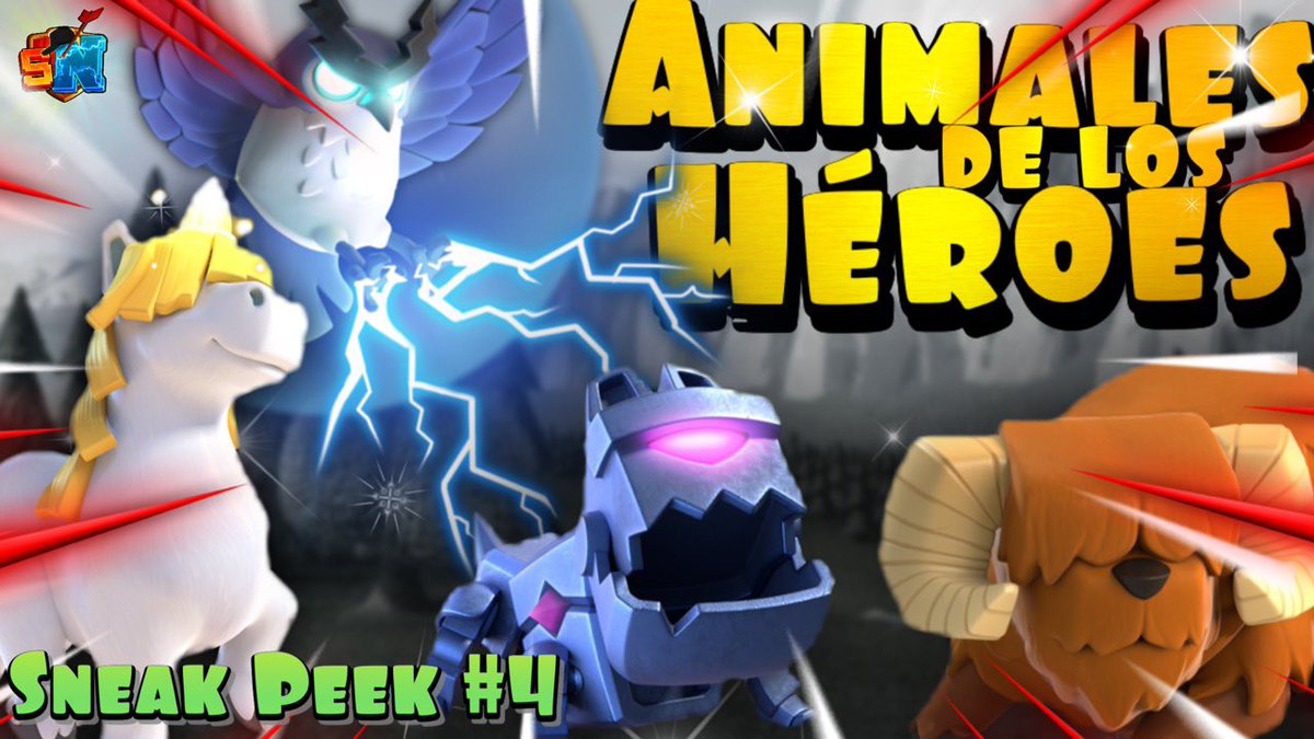 🛑VIDEO NUEVO🛑
#ClashofClans 

✅Sneak Peek 4
Los ANIMALES de los HÉROES están que me dejen así😱😱😱

Entra a ver los detalles aquí🔽
youtu.be/YekRJt_conI

Fuegooo🤟🏼🔥