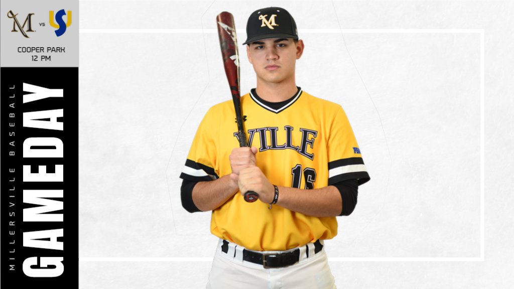 Baseball's back on campus at Cooper Park for games 1 and 2 of this weekend's series! Follow along with the links below.

🆚 Shepherd University
🕛 12 p.m.
📺 millersvilleathletics.com/showcase?Live=…
📊 sidearmstats.com/millersville/b…