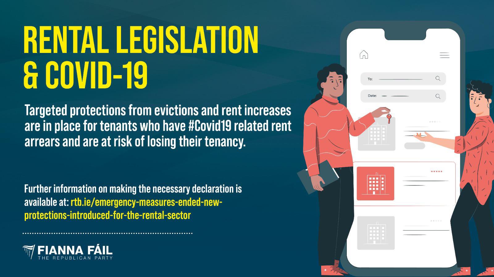 Darragh O'Brien on Twitter "The blanket moratorium on evictions will