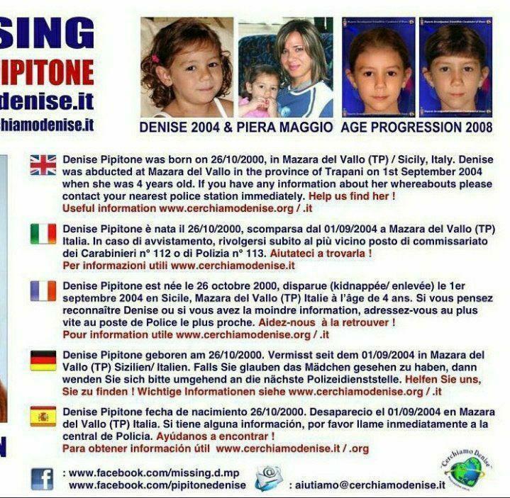 Claudia45665's tweet photo. @MzKatieCassidy Pls help us her was kidnapped and her mom is sad spread pls do not ignore🙏 #DenisePipitone https://t.co/K9mKxlQAAS