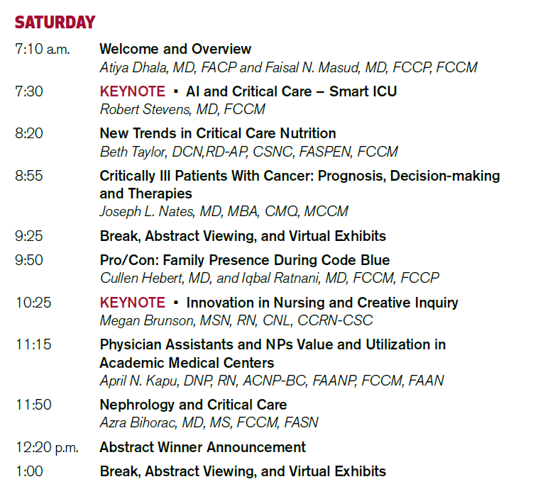 DeBakeyCVedu's tweet image. Day 2 of our #CCS2021 is here! Join us as our 1st keynote speaker of today, @RDStevensMD, presents &quot;AI and Critical Care&quot;!