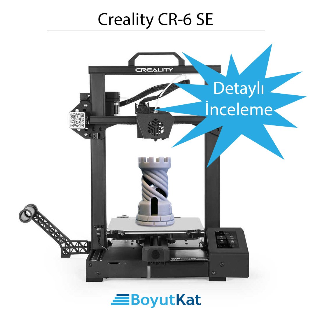 boyutkat's tweet photo. Creality CR-6 SE, Creality'nin Kickstarter'daki ilk kitle fonlama 3D yazıcısı oldu. Bu inceleme yazımızda teknik özellikleri ve en son bilgilere göz atıyoruz.

https://t.co/kPHsdB4tqQ

#creality #cr6se #satinal #3dprinting #3dprint #3dprinter #3dbaski #3dmodeling #3dyazici https://t.co/jCdsu2TyBn
