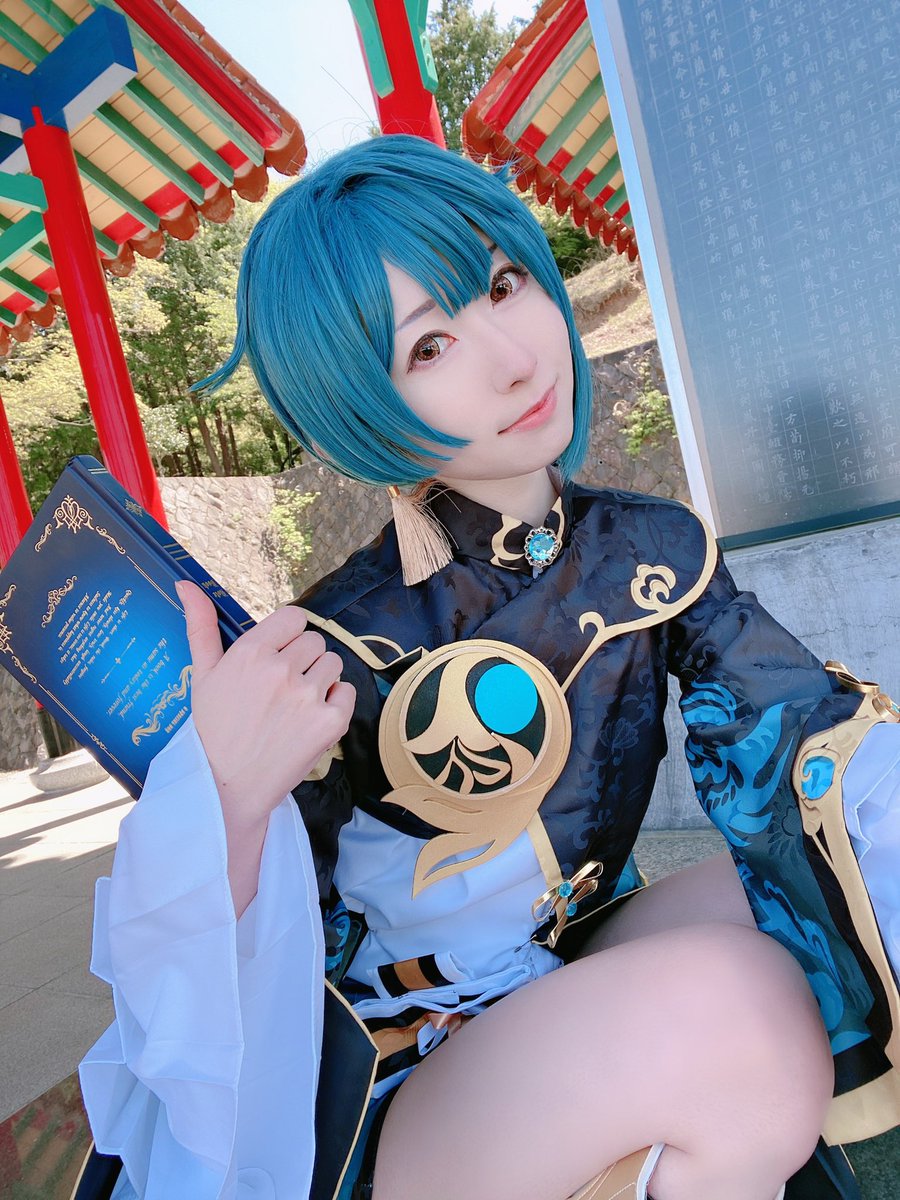 原神 コスプレ 行秋 M 原神 璃月港 行秋 コスプレ衣装｜COSONSEN コスプレ通販