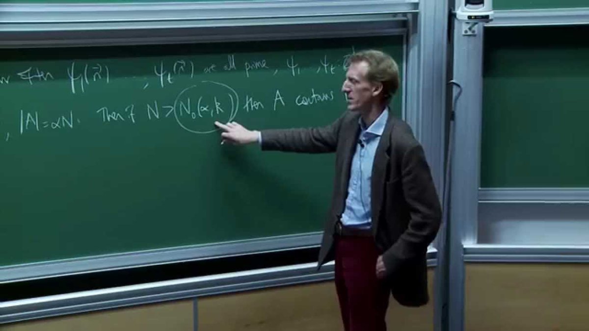ID 421 : Ben   #Green, un mathématicien spécialisé en théorie des nombres qui est connu pour avoir démontré le théorème de Green-Tao avec le mathématicien Terence   #TaoLe théorème énonce que "La suite des nombres premiers contient des suites arithmétiques arbitrairement longues."
