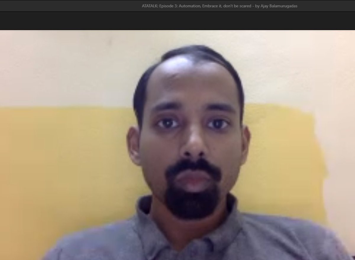 parwalrahul's tweet photo. Excited to attend the @AgileTAlliance, #ATATALK Episode 3: Automation, Embrace it, don't be scared by @ajay184f https://t.co/6yK74TGZOe