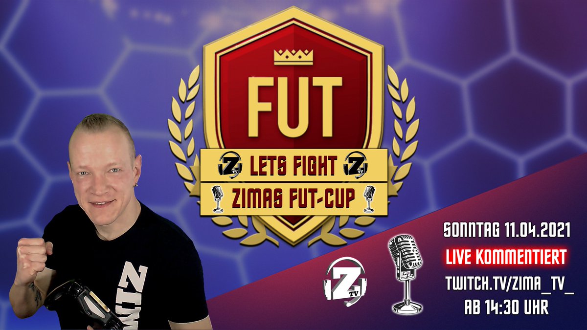 👊 Noch knapp 24 Stunde 👊

In gut 24 Stunden ist es soweit. Wir starten die erste Ausgabe vom Fut-Cup. 10 Teilnehmer werden am morgigen Sonntag um die Krone spielen.
Ich freu mich auf euch und natürlich auf spannende Begegnungen.

twitch.tv/zima_tv_
#tournament #FUT21