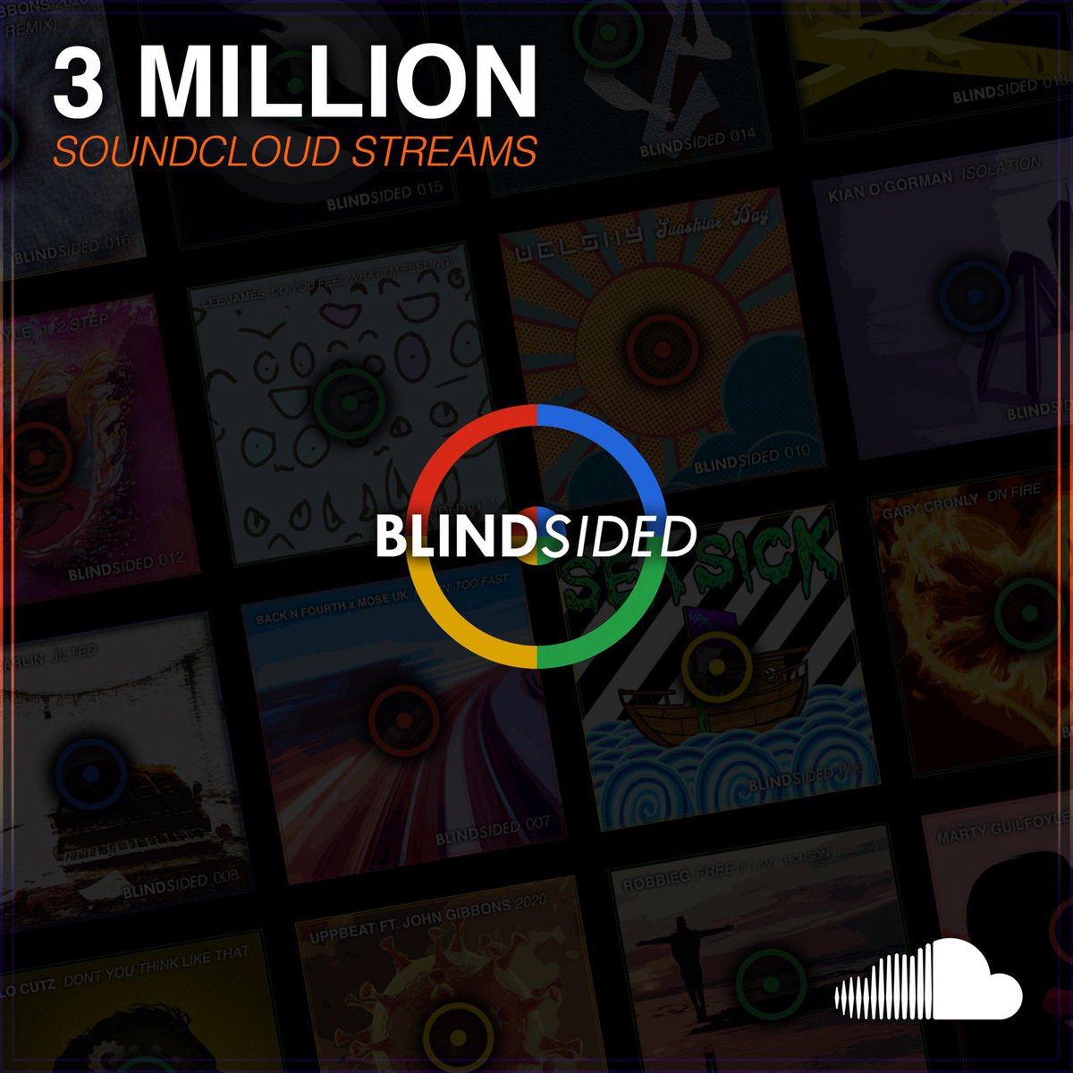 We just hit over 3,000,000 streams on Soundcloud!🚦HUGE thanks to all artists and the fans for being part of the movement🚀