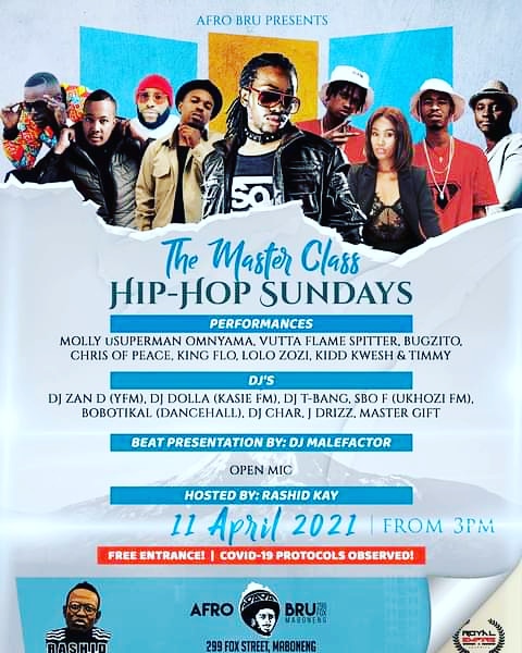 FlameSpitterOff's tweet image. We here tomorrow🔥🔥🔥 give thanks to @rashid_kay let's make it viral. 🎯
#MasterClass🔺
#FlameSpitter🔥
#HipHopSundays🙏🏽