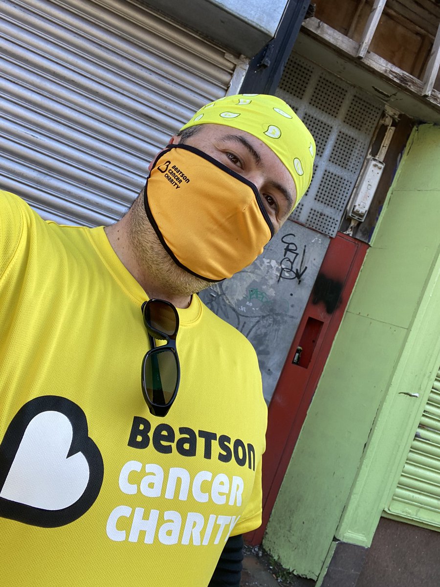 BusElliot's tweet photo. #legitforlizi day 10, and just under 14k added to my total. Loved our @Beatson_Charity yellow outfits for today as we headed on our jaunt. Just over 16km still to go, but still accepting any and all sponsorship you can give @IRoyalSocial @IrvineRoyalAcad https://t.co/iGDr6DlMIN https://t.co/KFwHsaijUx