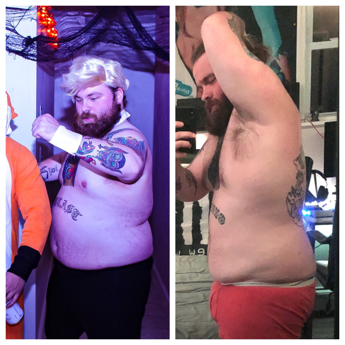 🥳 5 pounds from the goal!
October 2020 273lbs - April 2021 245lbs