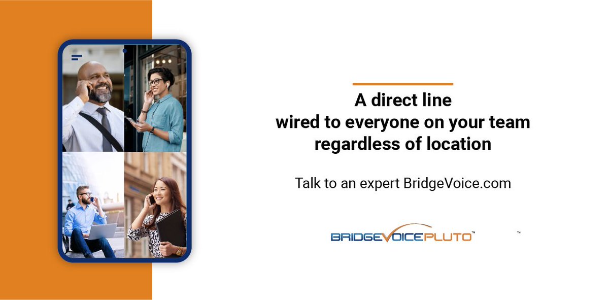 bridgevoice's tweet photo. By renting a block of virtual numbers from a DID number provider, organizations can give employees a direct phone number and route directly to their mobile phones. Learn more about #DIDtechnology https://t.co/1Crbb9l78I
#virtualnumbers #bridgevoicepluto https://t.co/KP5tKqDbRb