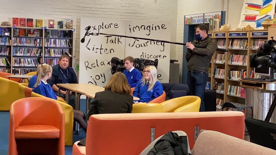 acc_academy's tweet photo. Channel 4 came to the Academy today to interview Mr Mears and 4 students about what the Duke of Edinburgh’s award means to them.  They should be appearing on the channel 4 news report this evening DofE North of England #dukeofedinburgh #dofe @DofE_AA https://t.co/uE0Zt4bGKk