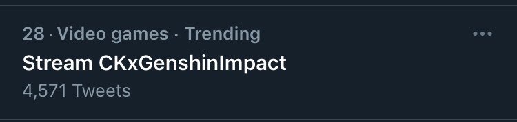 lilmissnixx's tweet photo. Uy kumakapit pa rin ang tag. Sino ang nakiki party pa rin dyan? :) 

Stream CKxGenshinImpact
#GenshinImpact
@hashtag_CK https://t.co/M1rPYs1Z61