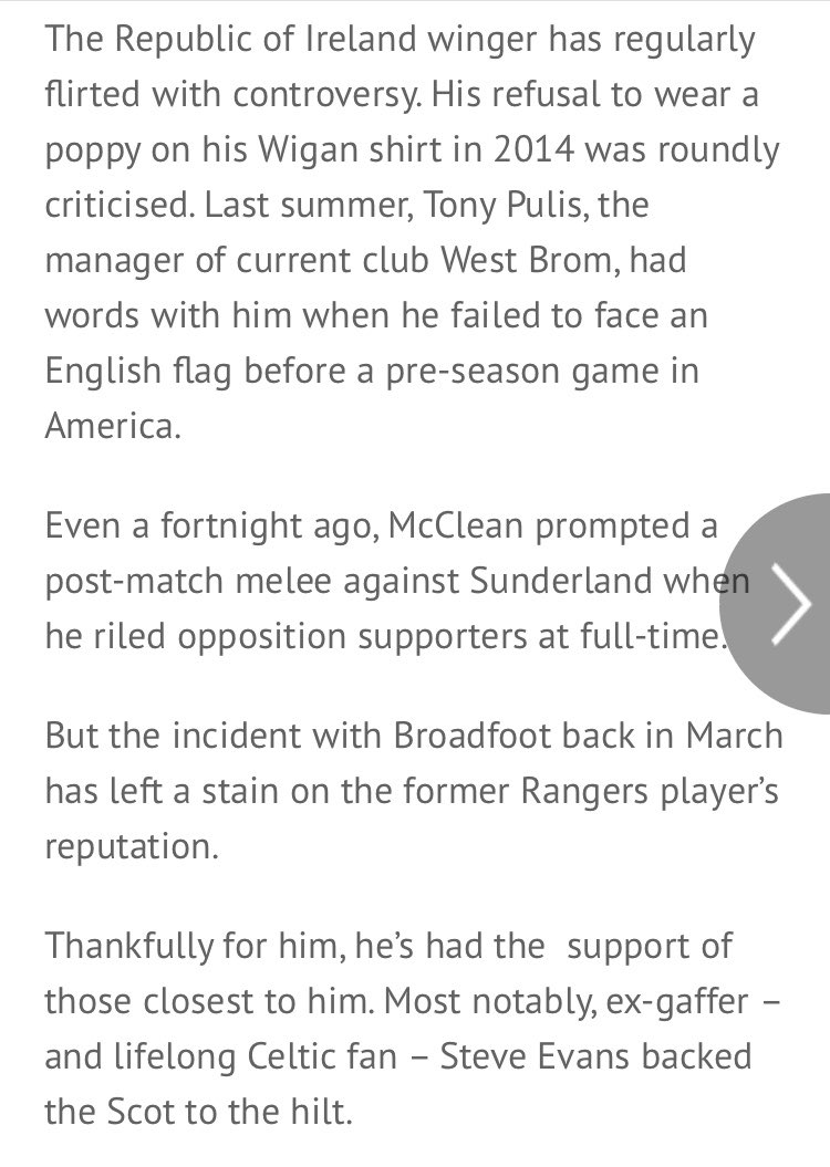 13)Scott McDermott of the Daily Record and Sunday Mail writes a sympathetic piece on Broadfoot.