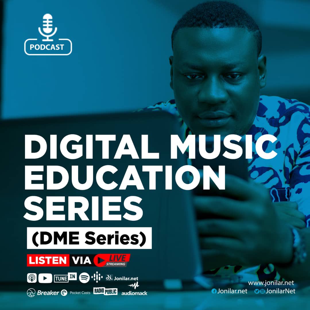 DIGITAL MUSIC EDUCATION SERIES podcast by <a href="/JonilarNet/">𝐉𝐎𝐍𝐈𝐋𝐀𝐑.𝐍𝐄𝐓</a> is now available on Jonilar.net, <a href="/Spotify/">Spotify</a>, <a href="/ApplePodcasts/">Apple Podcasts</a>, <a href="/Breaker/">Breaker</a>, <a href="/PocketCasts/">Pocket Casts</a>, <a href="/TuneIn/">TuneIn</a>, <a href="/RadioPublic/">RadioPublic</a>, <a href="/YouTube/">YouTube</a> &amp; <a href="/Audiomack/">Audiomack</a>. Stream, Download &amp; listen here - li.sten.to/DMESeries |Learn how to do it right ✅