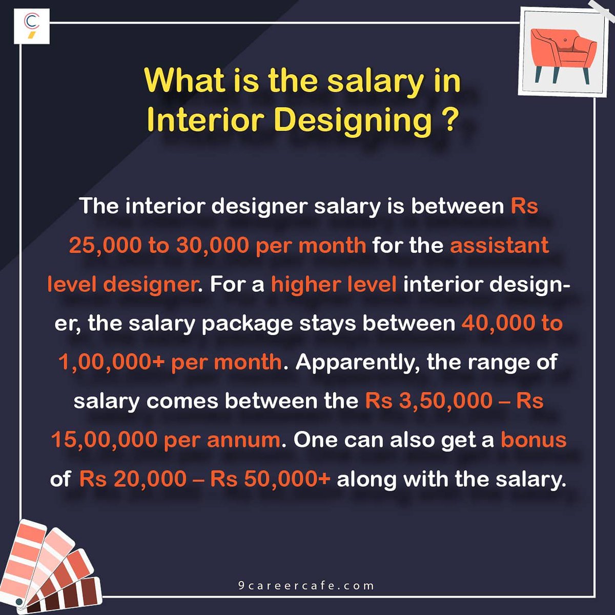 9CareerCafe's tweet photo. Do you want to do interior designing but still wondering about it's details, here we are giving you complete information about it.
Follow your passion
Stay tuned @9-0-career-cafe
#RavishKumar #RahulDravid #Norway #Toyota #SaturdayMotivation #SaturdayVibes #SaturdayThoughts https://t.co/AsFv8NPBv0