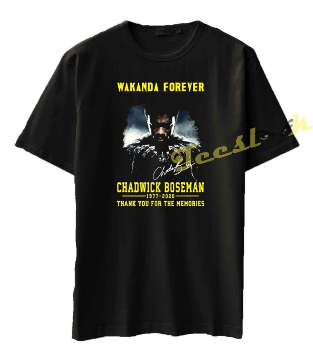 #clothingbrand #style #brand #design #clothes #clothingline #art #ootd #hoodies #love #streetstyle #mensfashion #sportswear #fitness #hoodie #lifestyle Wakanda forever black panther chadwick Boseman 1977 2020 thank you for the memories Tee shirt https://t.co/sVkUnFIlM8 https://t.co/c14RbVzExU