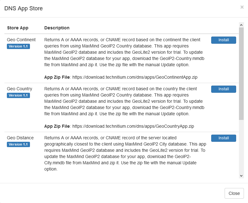 shreyasonline's tweet image. Technitium DNS Server v6.1 is now available for download.
This release introduces the DNS App Store which allows installing apps with ease!
See what's new in this release: github.com/TechnitiumSoft…