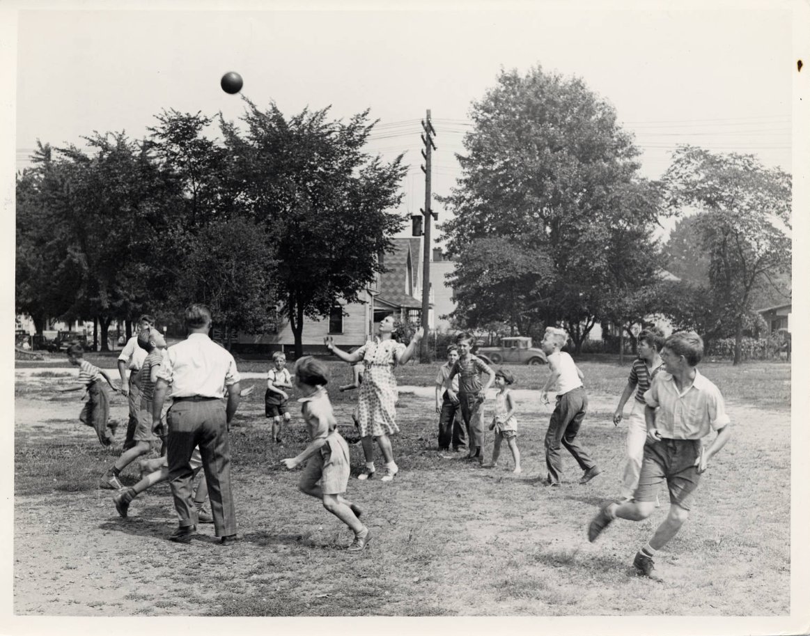 Ohio History Connection on Twitter "1930s photo shows kids and adults