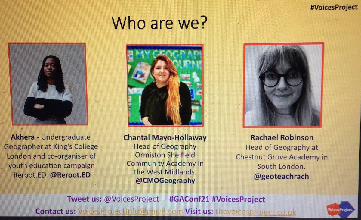 Every classroom, school and community has marginalised voices, but they will differ based on school context.  @VoicesProject_ call for us to find ways to centre otherwise-marginalised voices and experiences  #GAConf21