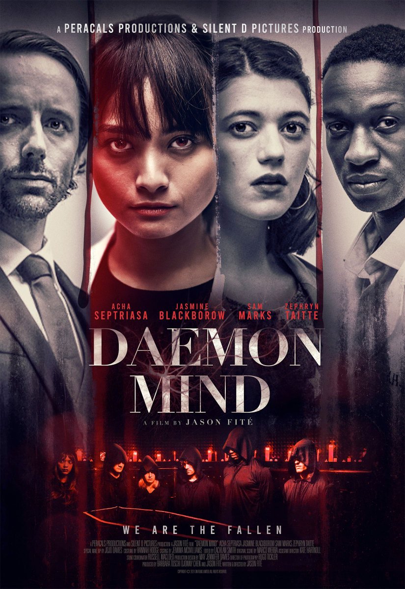 peracals's tweet photo. Official posters for our upcoming feature film DAEMON MIND. Out in Summer 2021.

Official teaser trailer out tomorrow!

“DAEMON MIND”, a production from "Peracals Productions" and "Silent D Pictures" featuring Acha Septriasa, Jasmine Blackborow, Sam Marks, and Zephryn Taitte. Mad https://t.co/pa7RiCORkc