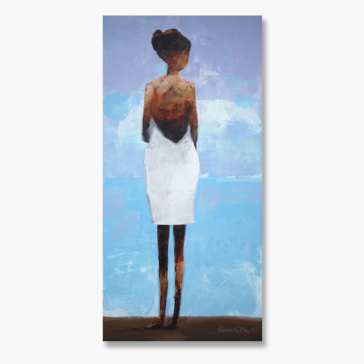 ColbertPeter's tweet image. Refreshing, 36 x 18” #woman #refreshing #figurativeart #petercolbert #robe #canadianart #figurativepainting #artforsale