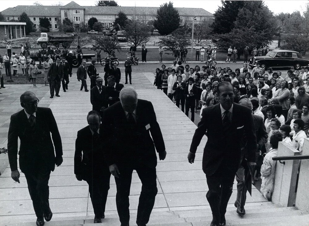 Thread: The hijacking of a Prince. 

My late father frequently told me about his encounter with The Duke of Edinburgh when he came to visit Lincoln College in 1973 (The local agriculture college here in New Zealand.) A prank for the ages, hijack the Prince and his royal limousine