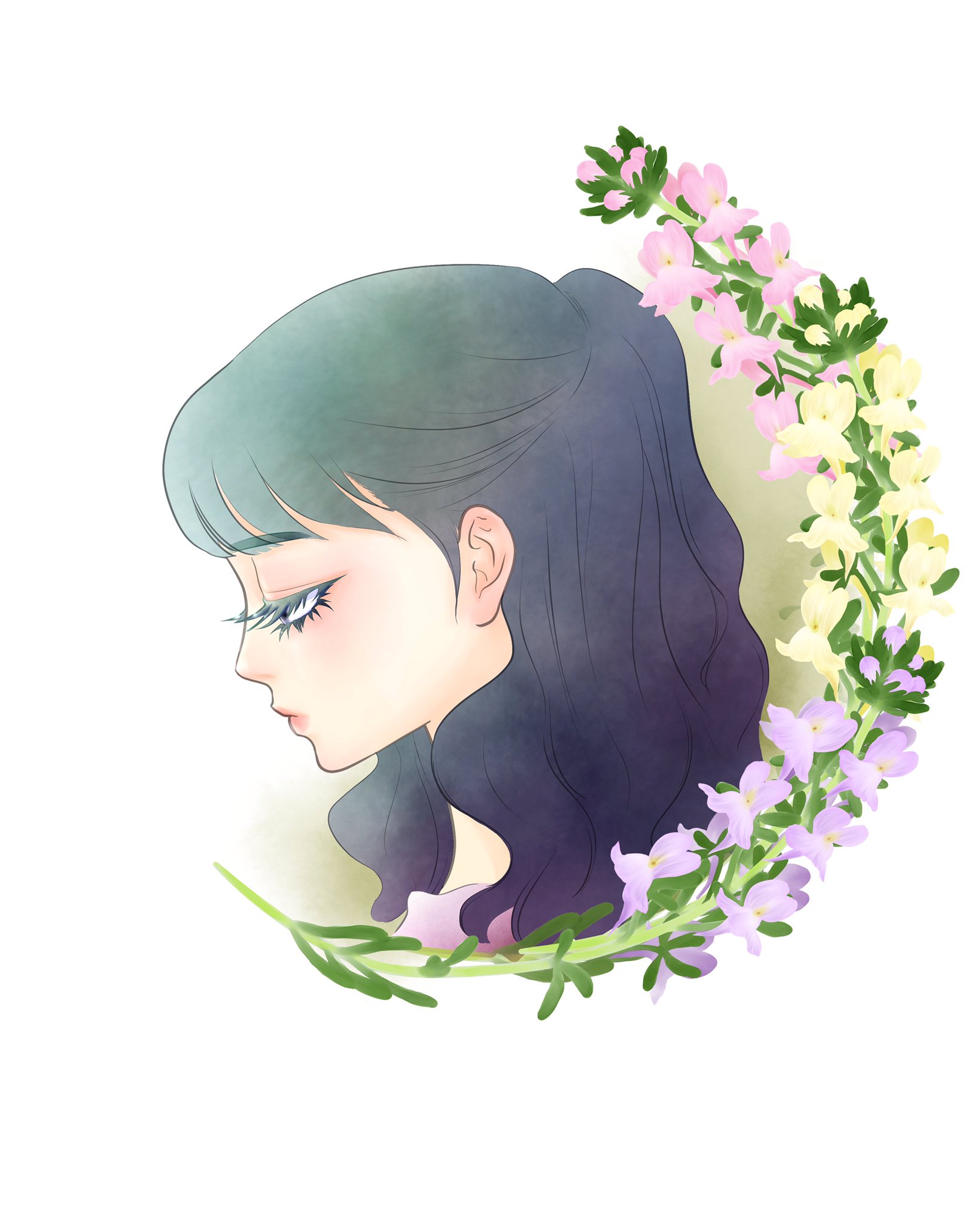 竹石 今日4月10日の誕生花のひとつ リナリアの花言葉は この恋に気づいて だそうです リナリア 姫金魚草 Linaria Illustration イラスト Sketch Doodle お絵かき Dailypractice 1日1枚 T Co gusu Twitter