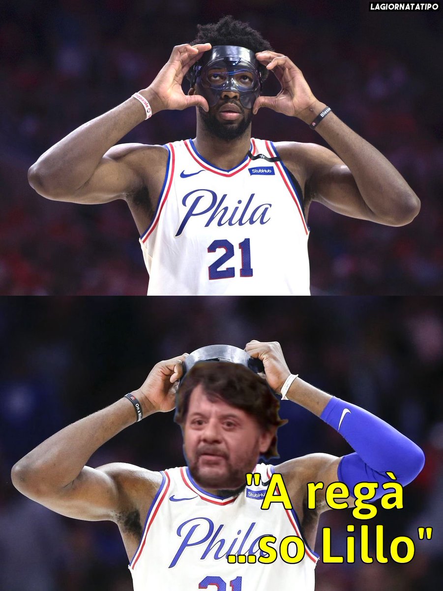 parallelecinico's tweet photo. Embiid? Macché...
#solillo https://t.co/jNTzCYEXdh