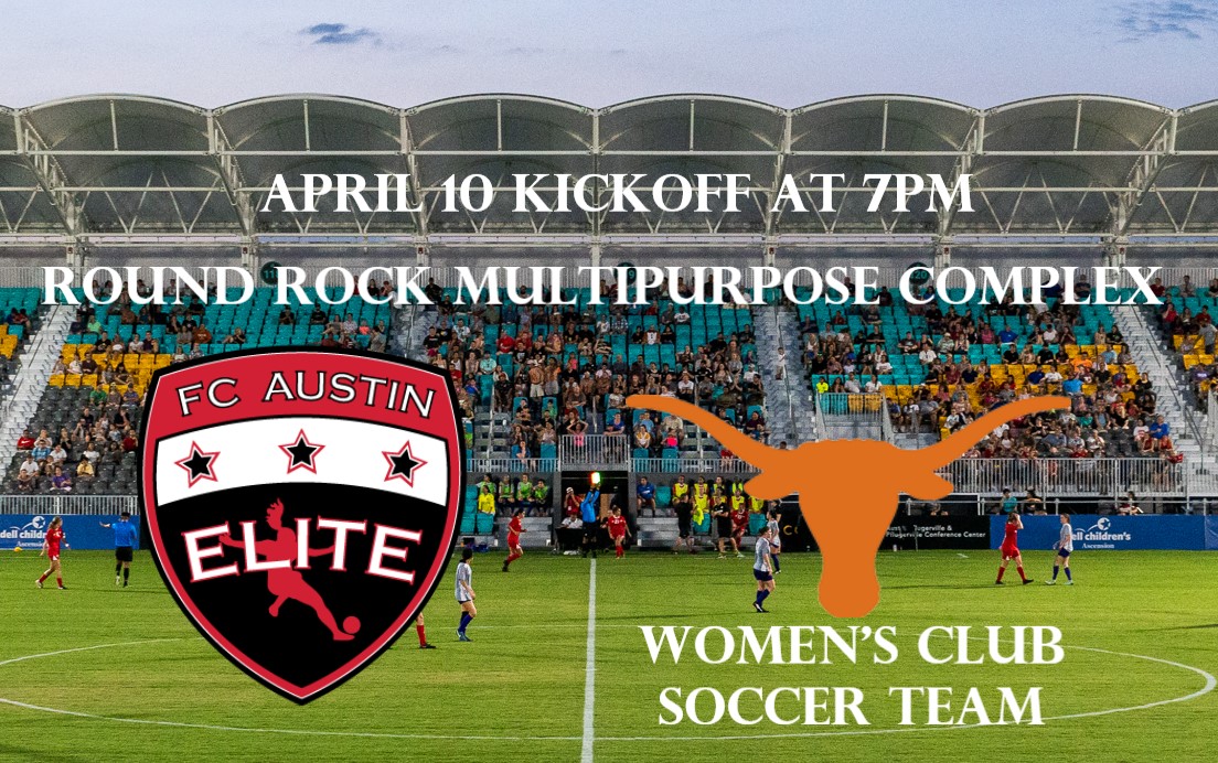 Elite Nation: It's GAME DAY!

Today we are hosting the UT Women's Soccer Club for our first friendly and it's open to the public! Join us at <a href="/RoundRockMPC/">Round Rock MPC</a> for a 7pm kickoff. It's #WoSoSaturday! 
#WearAMask  #SupportLocalSoccer #WoSo