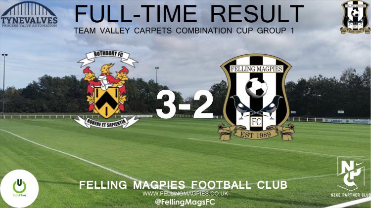 Felling Magpies FC (@fellingmagsfc) on Twitter photo 🦅⚽️FULL TIME RESULT⚽️🦅
<a href="/FCRothbury/">Rothbury Football Club</a> 3-2 <a href="/FellingMagsFC/">Felling Magpies FC</a>. Battling performance from both teams but it’s Rothbury that come away with the 3 points. Tough one to take but another step in the right direction.
⚽️<a href="/BurnzyMark/">MARK BURNS (BURNZY)</a>
⚽️Marc Conroy
#UTM 🦅⚫️⚪️ 🦅⚽️FULL TIME RESULT⚽️🦅
<a href="/FCRothbury/">Rothbury Football Club</a> 3-2 <a href="/FellingMagsFC/">Felling Magpies FC</a>. Battling performance from both teams but it’s Rothbury that come away with the 3 points. Tough one to take but another step in the right direction.
⚽️<a href="/BurnzyMark/">MARK BURNS (BURNZY)</a>
⚽️Marc Conroy
#UTM 🦅⚫️⚪️