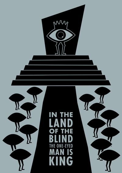 Hansbredema's tweet photo. @BabaCugs In the land of the blind the one eyed man is king https://t.co/2wIATsSeZG