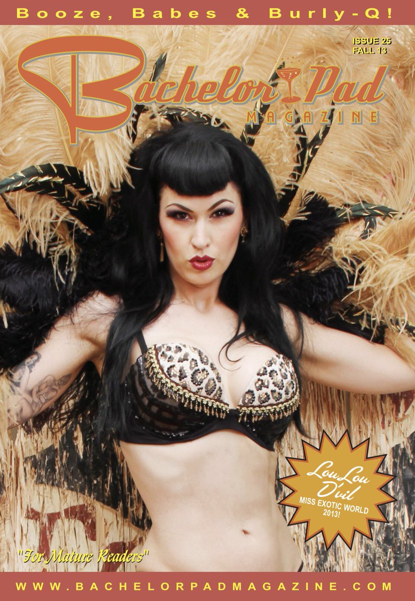 We want to wish a swinging Happy Birthday today to issue 25 covergal, the delightful LouLou D’vil! (Photo by Qumma Art!)

#bachelorpadmagazine #pinup #retromagazine #pinupmagazine #louloudvil #qummaart