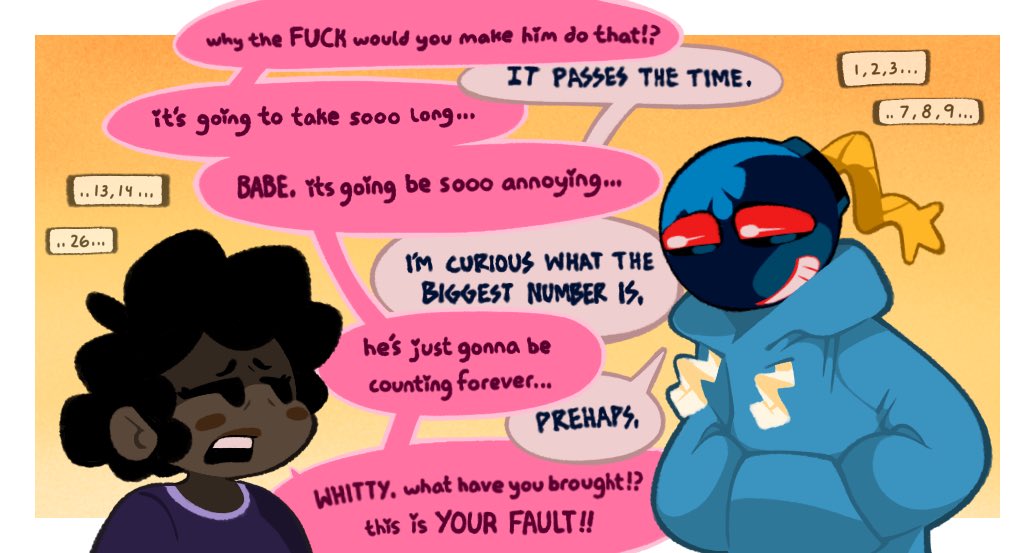 BroSauce_Spaget's tweet image. The FNF Mod gang have found themselves in a desert.
#FNF #fnffanart #whittyfnf #hexfnf #carolfnf