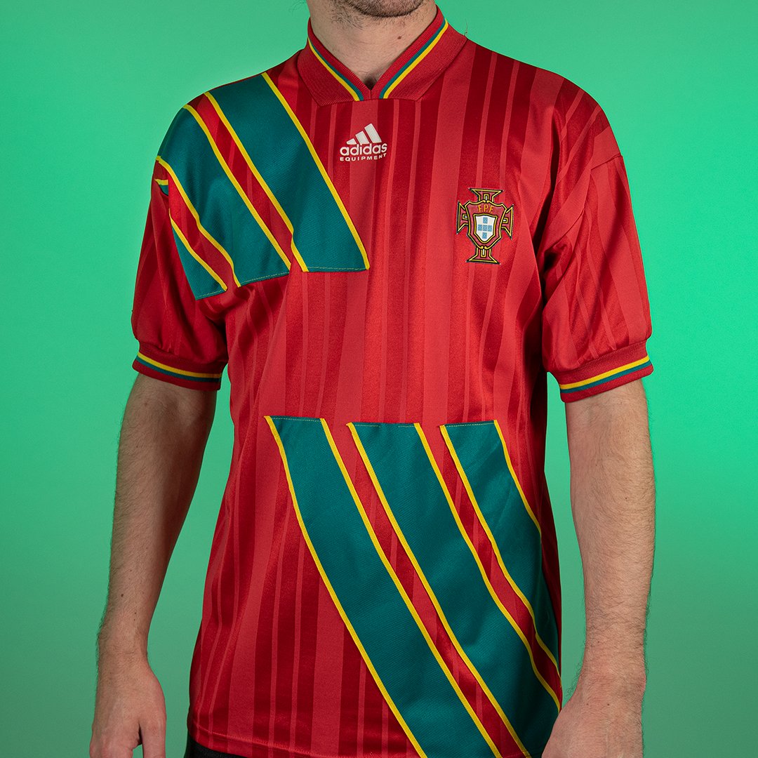 Classic Football Shirts on Twitter: "Portugal 1993 🇵🇹 This template and colour combination this the best variant of this design from Adidas? https://t.co/OfjZ9ie5jg" / Twitter