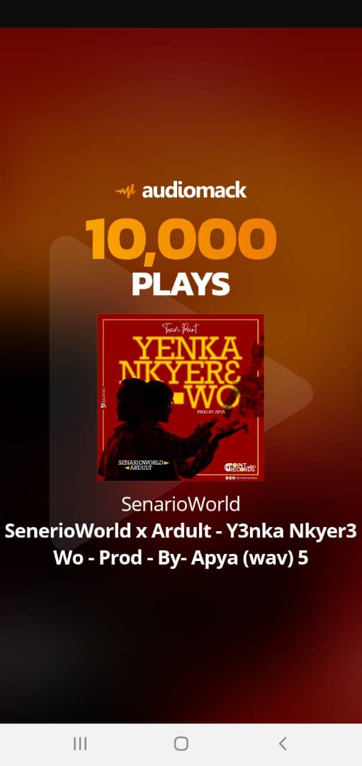 FremeKojo's tweet photo. @ghanamotion @SabogSa @KayOfficialGH @kwameScientific @DjCarcious @DjBongo @nydjlive @AlvinOtchere Thanks to Y'all for streaming, really appreciate π π€ much love from #TmPoint_Records to Y'all π β€οΈπ€... Let's keep streaming @senarioworld X @Aquacy_Adult Yenka nkyer3 wo https://t.co/6XlgxJGi2R