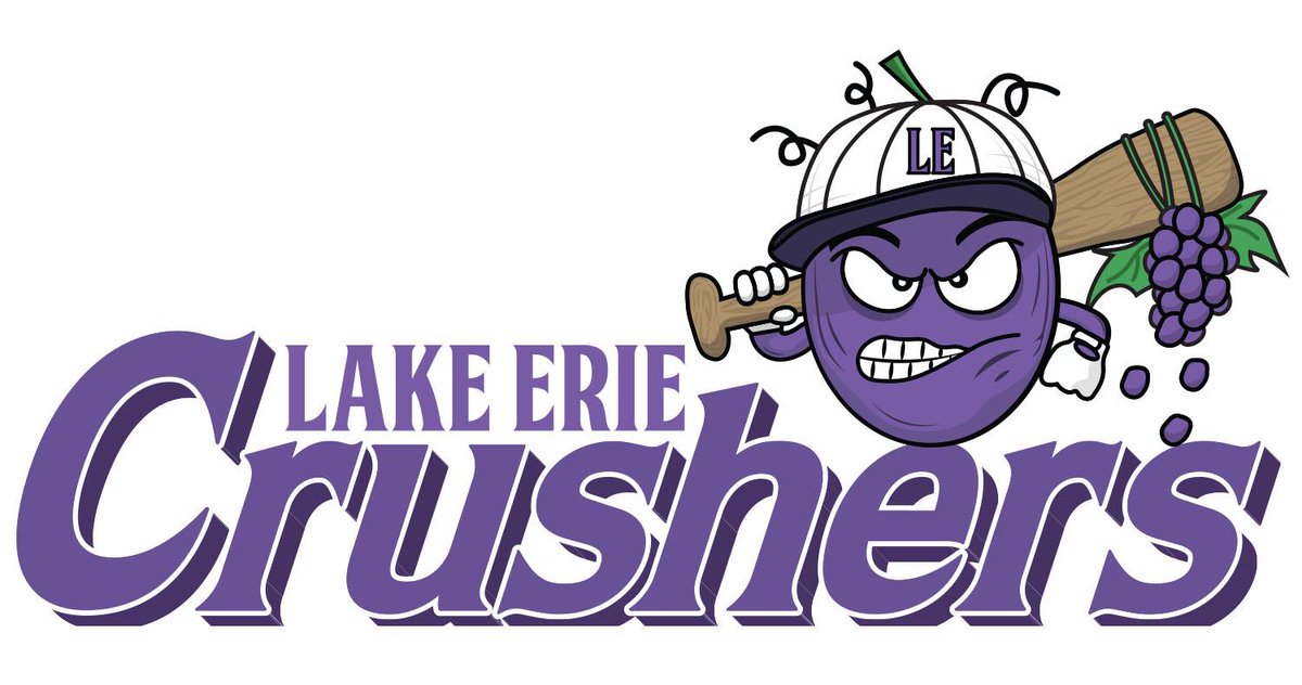 Logo of the Day - April 10, 2021:Lake Erie Crushers Primary (Frontier League) circa 2017See it on the site here:  https://www.sportslogos.net/logos/view/364066692017/Lake_Erie__Crushers/2017/Primary_Logo