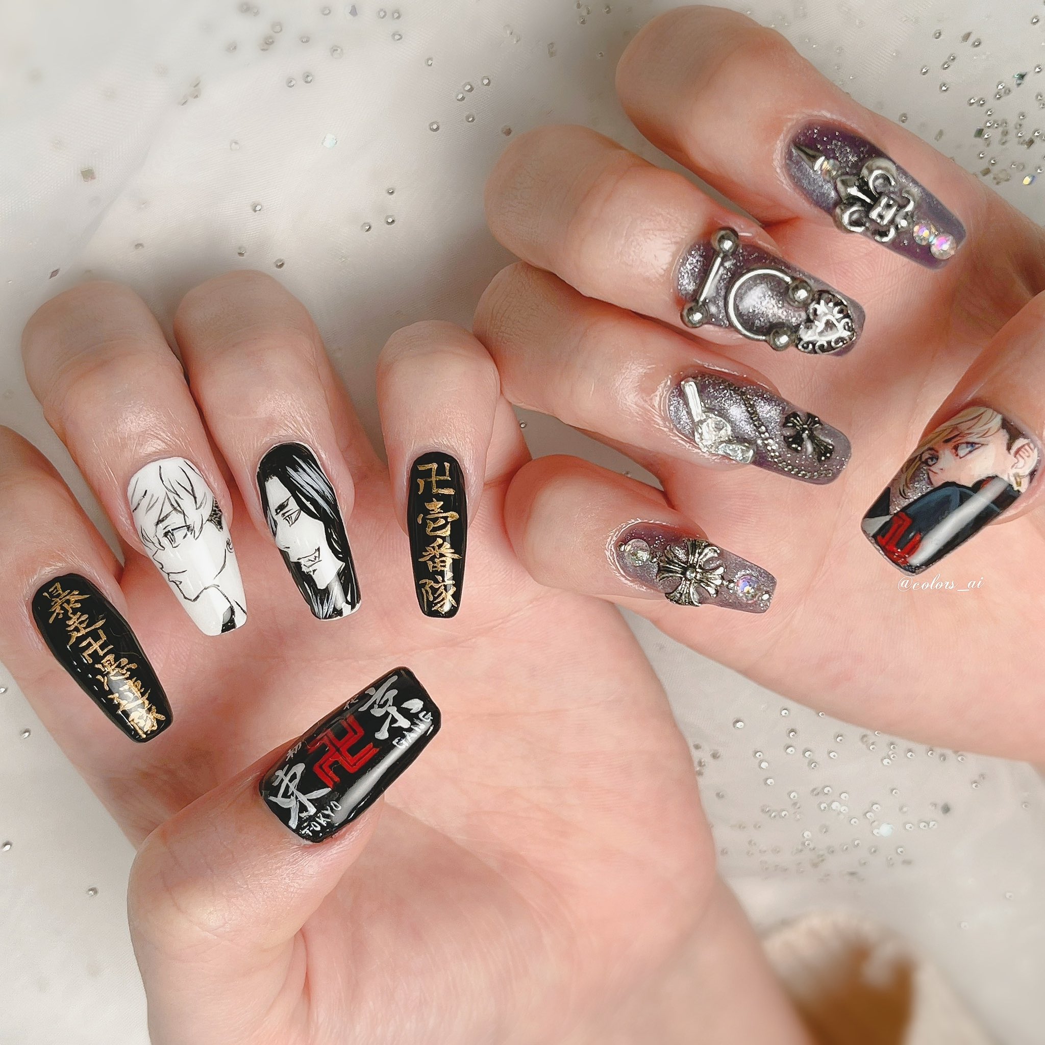 東京卍リベンジャーズ ネイルチップ Cna Gob Bo 東京卍リベンジャーズ ネイルチップ Cna Gob Bo