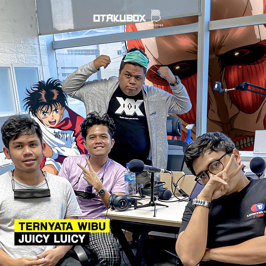 E-Motion Entertainment (@e_motion_ent) on Twitter photo Kali ini <a href="/uan_kaisar/">Julian Kaisar</a> & <a href="/denisligia/">Denis Ligia</a> lagi main-main ke <a href="/OtakuBoxID/">Otaku Tori Kaizoku</a> dalam segmen ‘Ternyata Wibu’ nih guys!
Penasaran apa aja yang bakal dibahas bareng 2 personil <a href="/juicyluicyband/">JUICY LUICY</a>, langsung aja dengarkan episodenya:
open.spotify.com/episode/6Ykifw… Kali ini <a href="/uan_kaisar/">Julian Kaisar</a> & <a href="/denisligia/">Denis Ligia</a> lagi main-main ke <a href="/OtakuBoxID/">Otaku Tori Kaizoku</a> dalam segmen ‘Ternyata Wibu’ nih guys!
Penasaran apa aja yang bakal dibahas bareng 2 personil <a href="/juicyluicyband/">JUICY LUICY</a>, langsung aja dengarkan episodenya:
open.spotify.com/episode/6Ykifw…
