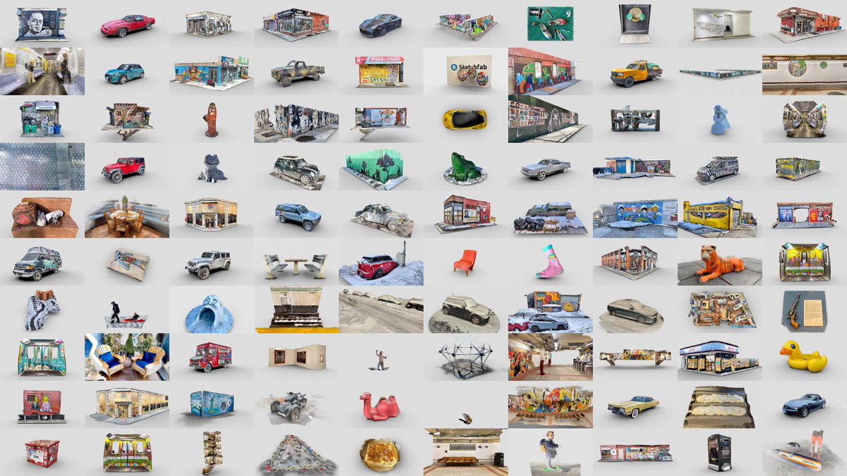 100th lidar scan for #1scanaday!

36 murals &amp; street art
22 cars and vehicles
10 subway scenes
7 objects
3 kids
22 others

Full  collection on <a href="/Sketchfab/">Sketchfab</a>: skfb.ly/6ZDRJ

Tips on iPhone lidar scanning: bit.ly/lidarscanning