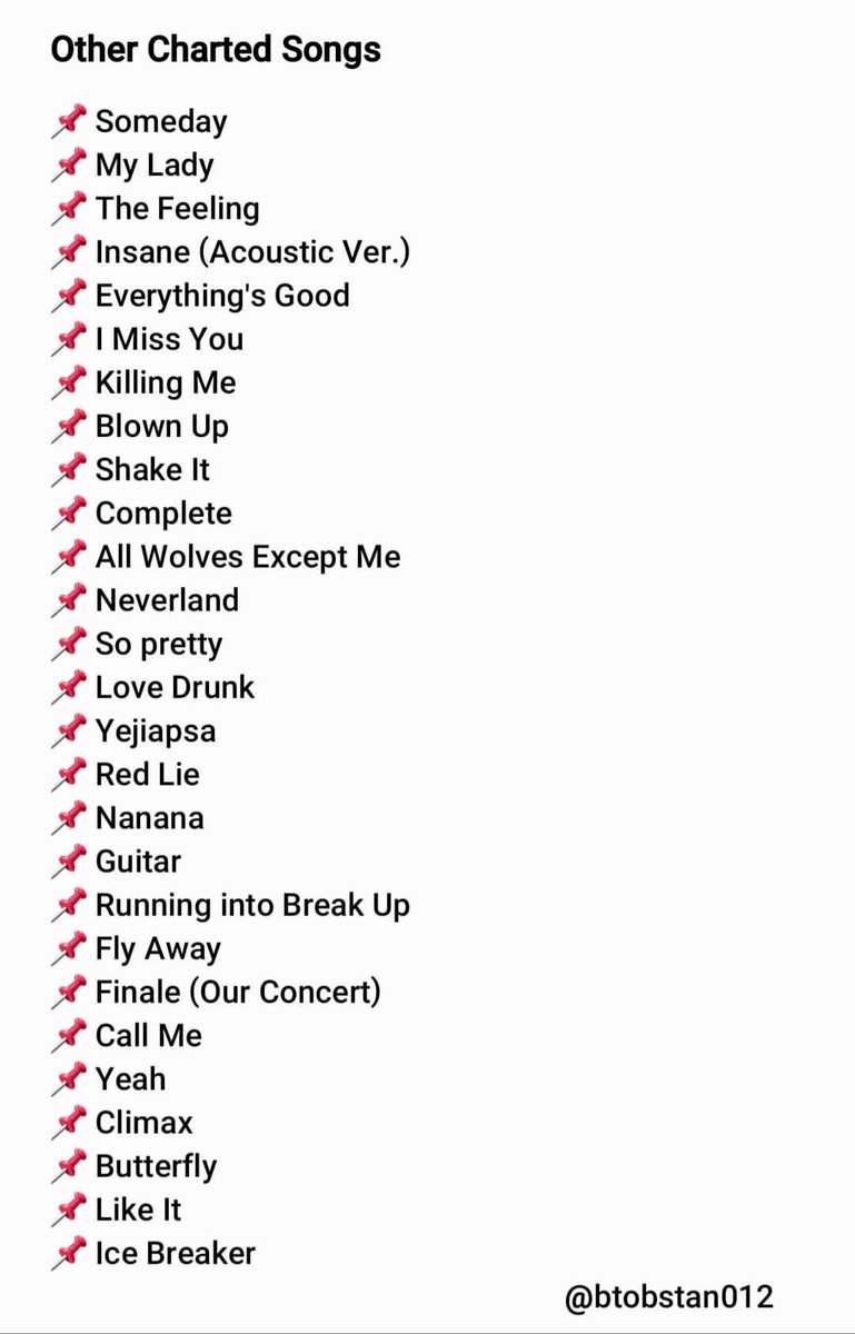 OTHER CHARTED SONGS! Songs that will make you stan BTOB harder. (not updated tho, i will post another list for BTOB4U songs)