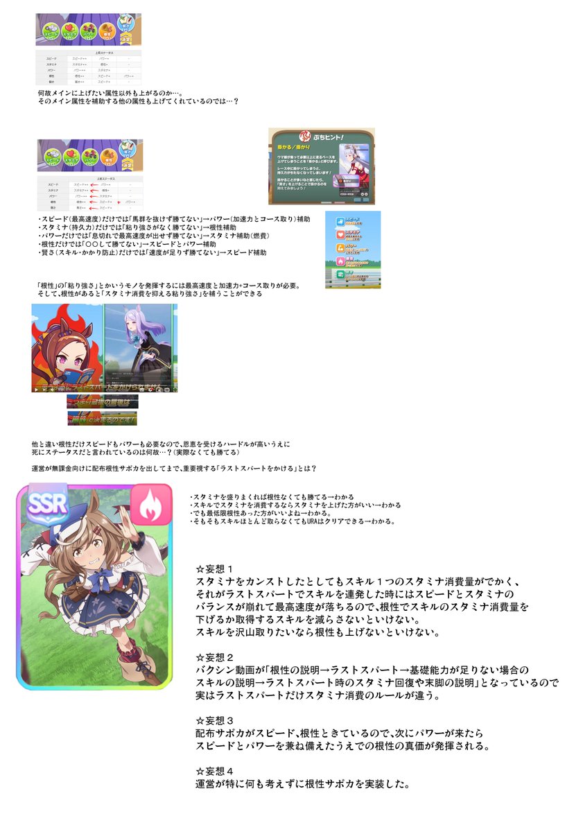 オヤジ草 On Twitter ウマ娘よくわからないからオカルト根性理論考えた Https T Co Rdo1ruxbdy Twitter