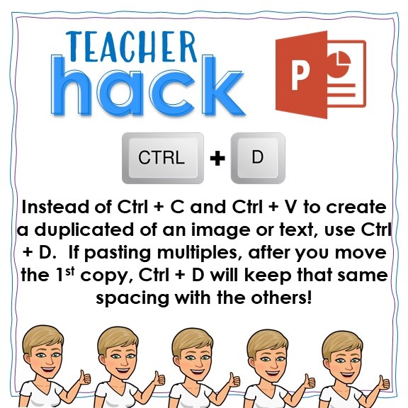 MrsCoachChase's tweet image. Applications to this hack include small straight lines in a number line/timeline, boxes for checklists or content! 

#microsofthack #PowerPoint #teacherhack