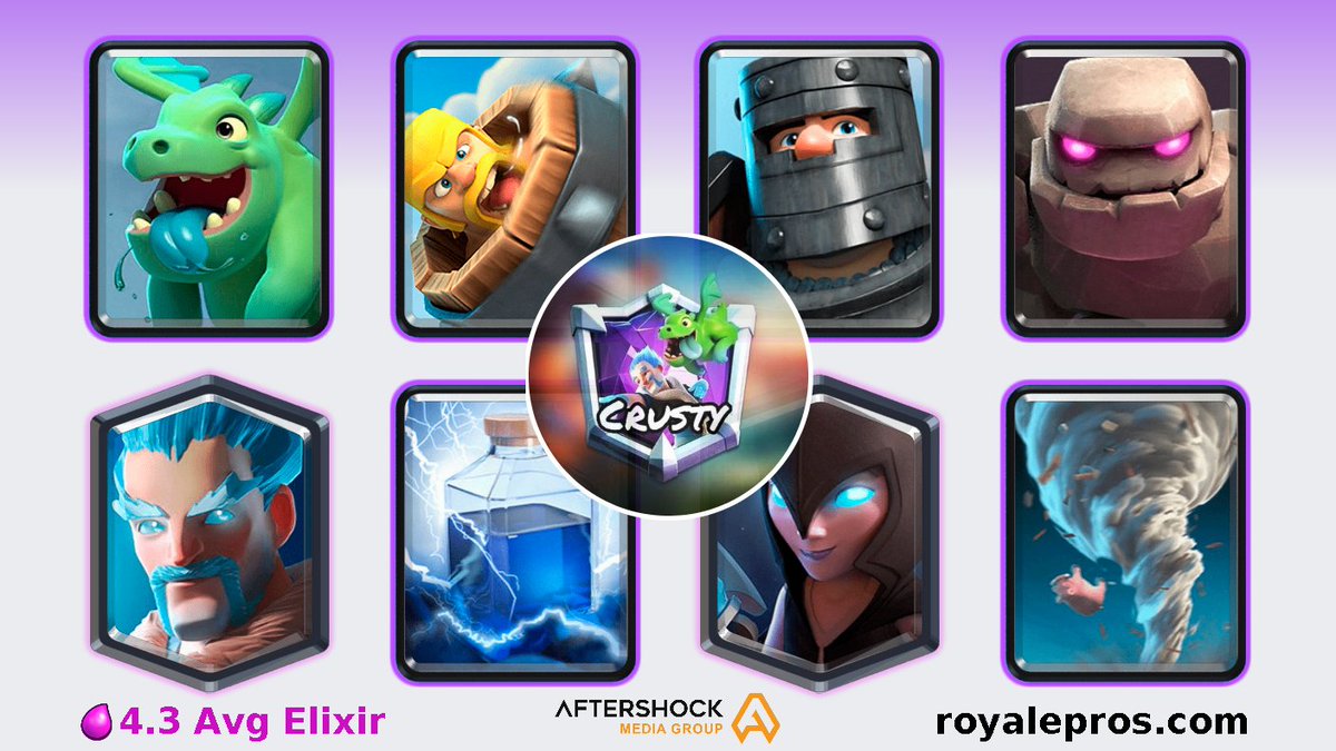 New <a href="/YoutubeMhero1/">Mhero1</a> Upload!

Golem Lightning Dark Prince Night Witch👈6600 Crusty clash Royale

feat. <a href="/Crusty_cr/">Crusty</a>

Deck: link.clashroyale.com/deck/en?deck=2…

Watch here: youtu.be/Bu2TadDWP-Y