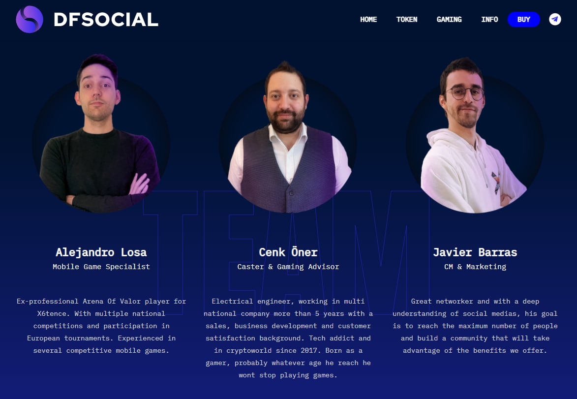 π§ππ π£π’π΄π¦π₯ π§πππ The team are completely public, and all have EXTREMELY good experience when it comes to launching a project of this size. More on the team can be found on the link below, and pictures attached. https://defisocial.gitbook.io/dfsocial-... class= π§ππ π£π’π΄π¦π₯ π§πππ The team are completely public, and all have EXTREMELY good experience when it comes to launching a project of this size. More on the team can be found on the link below, and pictures attached. https://defisocial.gitbook.io/dfsocial-... class=