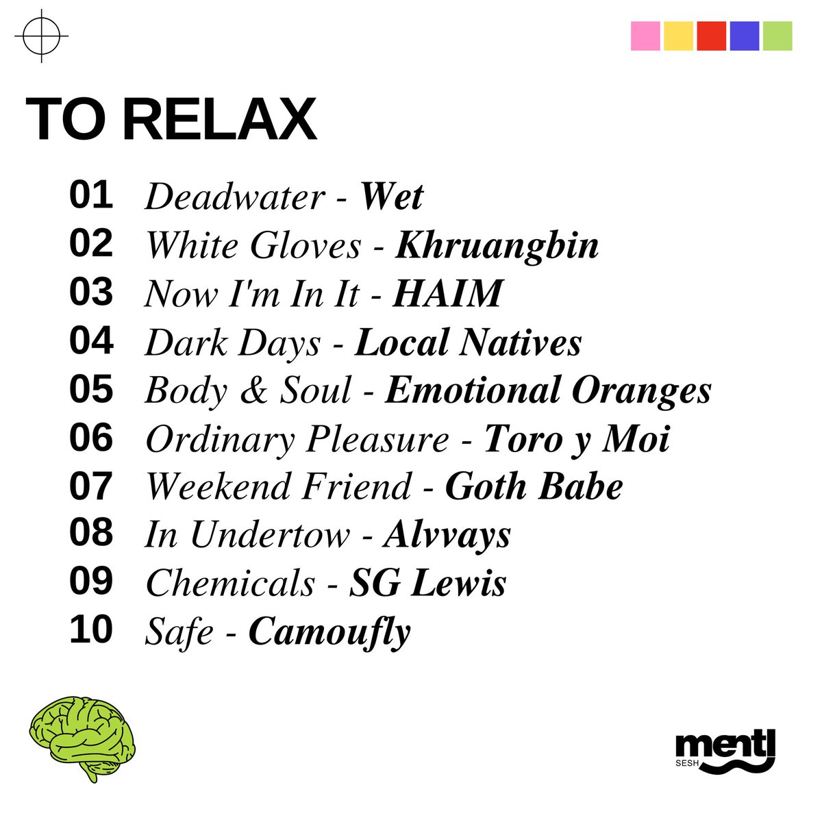 Some tunes to ease your mind 🧠🎧✨